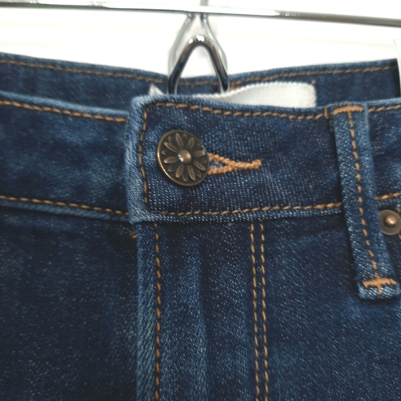 Driftwood Jackie Skinny Embroidered Jeans Mid Rise Stretch Womens Size 26W 28L - Picture 4 of 13